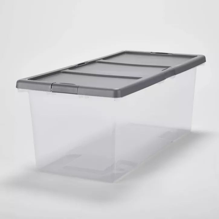 Photo 1 of Large Latching Clear Storage Box - Brightroom 13x18x22 