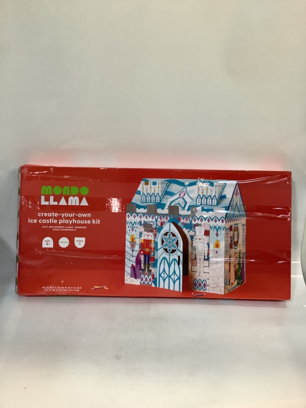 Photo 3 of Create-Your-Own Ice Castle Playhouse Kit - Mondo Llama