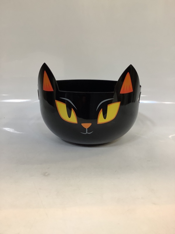 Photo 2 of Medium Cat Halloween Candy Bowl - Hyde  EEK! Boutique