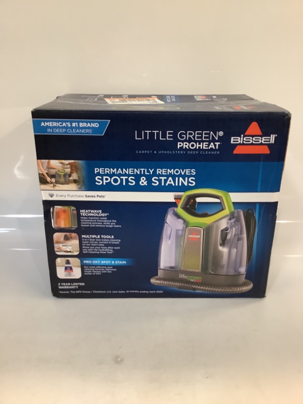 Photo 2 of BISSELL Little Green ProHeat Portable Deep Cleaner - 2513G