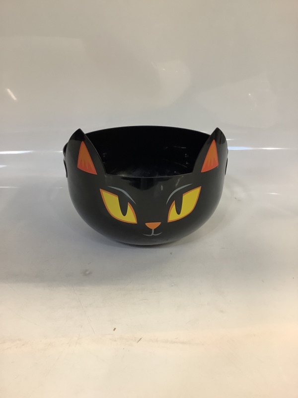 Photo 2 of Medium Cat Halloween Candy Bowl - Hyde  EEK! Boutique