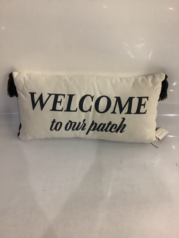 Photo 2 of Welcome to Our Patch Pillow