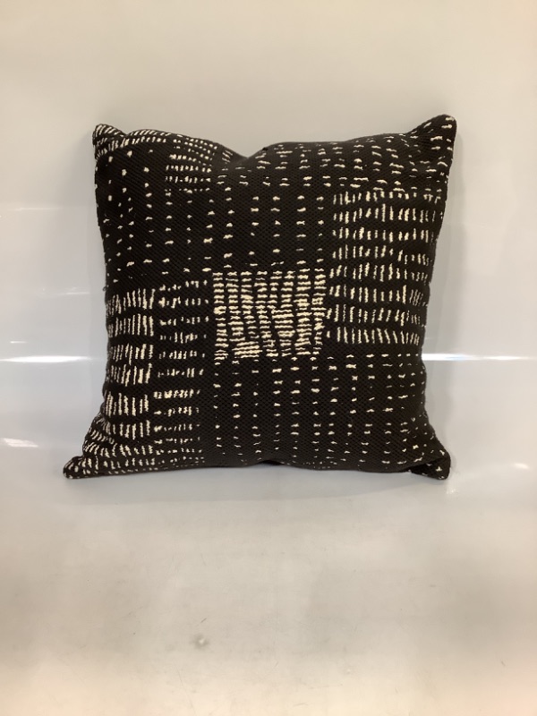 Photo 1 of Outdoor Decorative Throw Pillow Black/White - Opalhouse