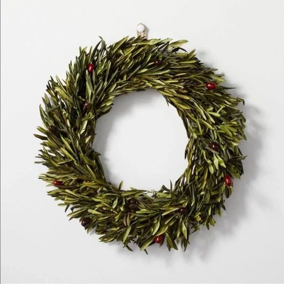 Photo 1 of 20” Dried Olive Wreath Hearth and Hand