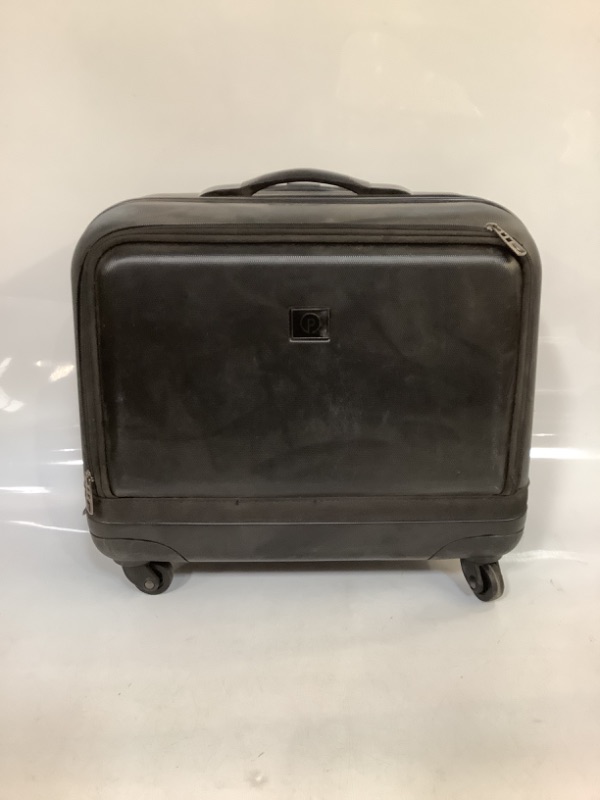 Photo 2 of 18" Hard-Side Rolling Spinner Briefcase with Laptop Section, Black