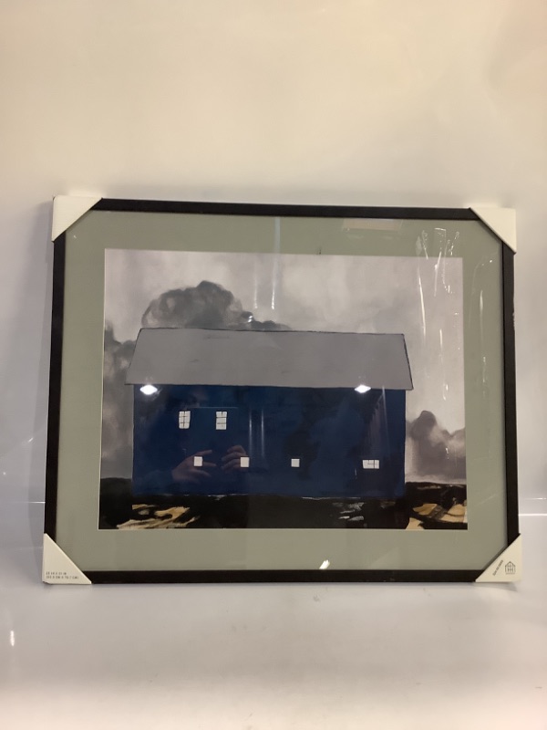 Photo 2 of 25 x 31 Navy Barn Framed Wall Art - Hearth  Hand with Magnolia