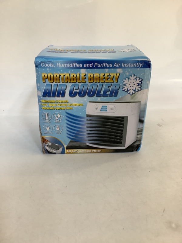 Photo 2 of Breezy Arctic Cooler Air Cooler Portable Fan Mini Air Conditioner Cools, Humidifies, Purifies Instantly