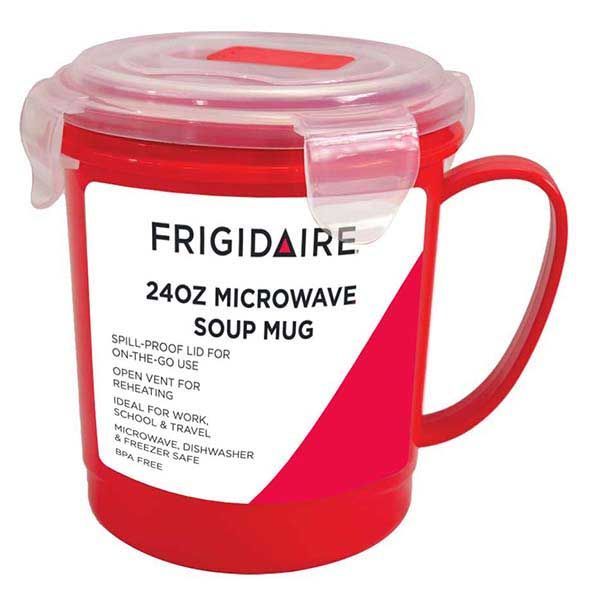 Photo 1 of 24oz Microwave Soup Mug Red 