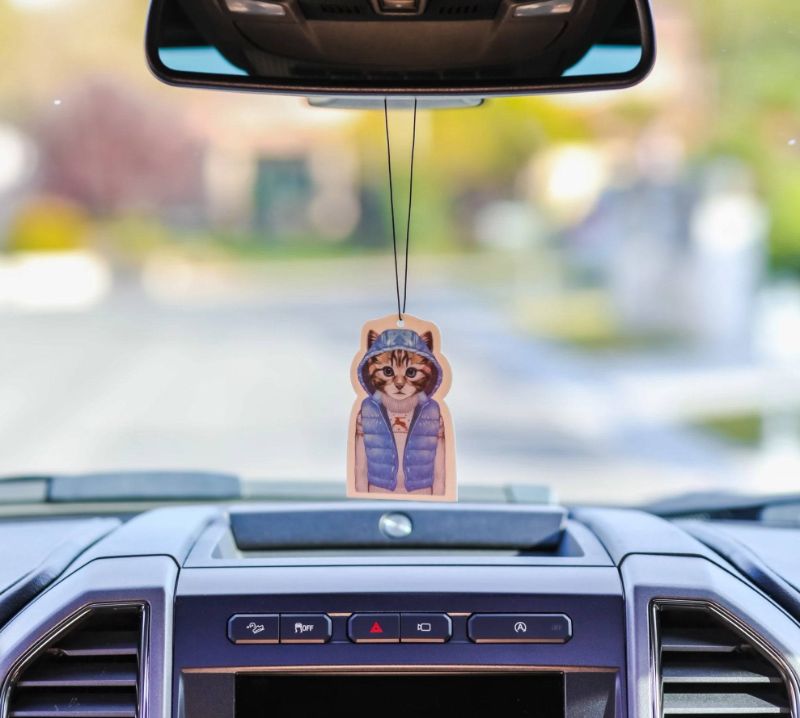 Photo 2 of 2 CT Air Freshener Cat & Dog Print  