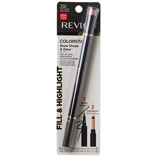 Photo 1 of Revlon Colorstay Shape & Glow Brow Marker Highlighter Soft Black 