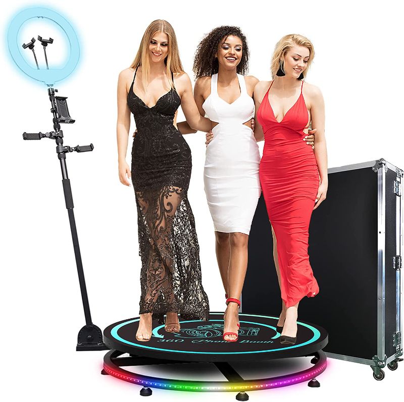 Photo 1 of MWE 360 Photo Booth Machine 80cm with Software for Parties with Flight Case