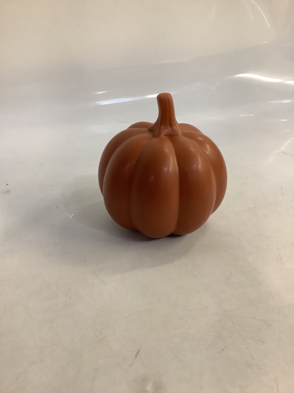 Photo 1 of Mini Ceramic Pumpkin Decor - Orange 