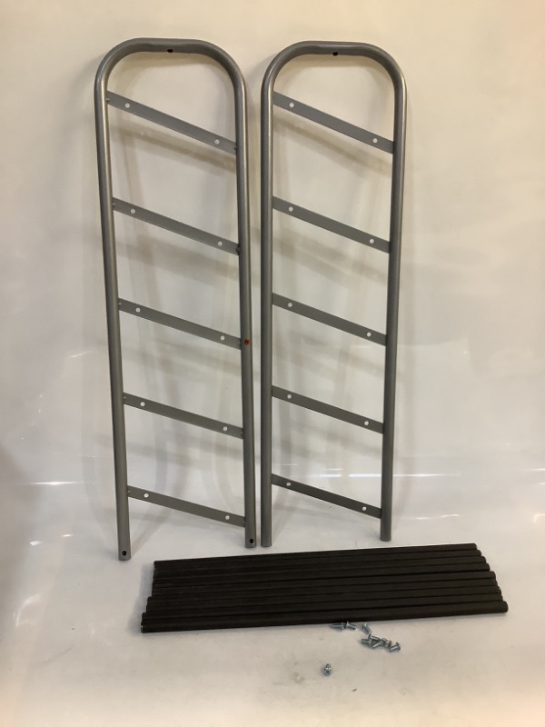 Photo 1 of Gray Metal Shoe Rack 