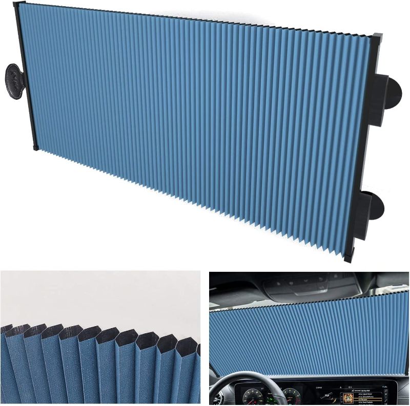 Photo 1 of Double Layer Honeycomb Auto Telescopic Shade Curtains For Cars