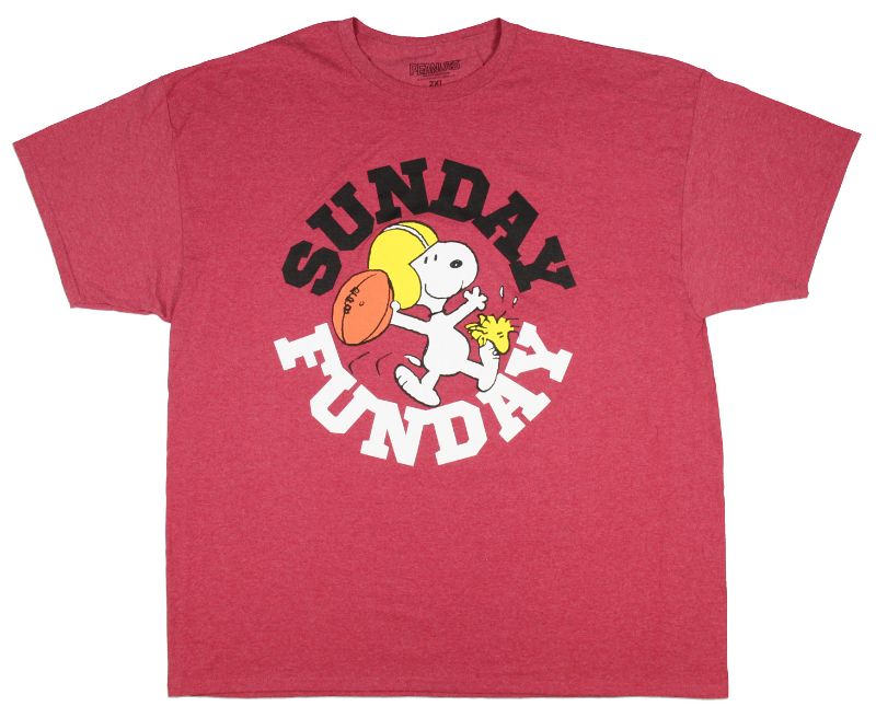 Photo 1 of Peanuts Snoopy Ladies Sunday Funday Football Shirt 3XL