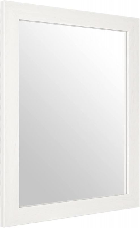 Photo 1 of Ruomeng Rectangular Wall Mirror 16" x 20" for Bathroom, Bedroom, 16x20, White