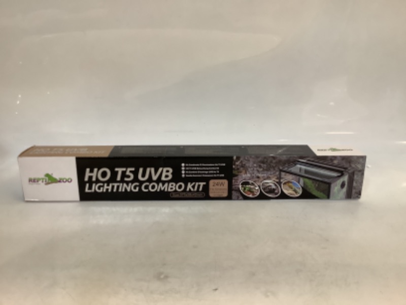 Photo 4 of REPTI ZOO T5 HO UVB Lighting Combo Kit, Terrarium Hood