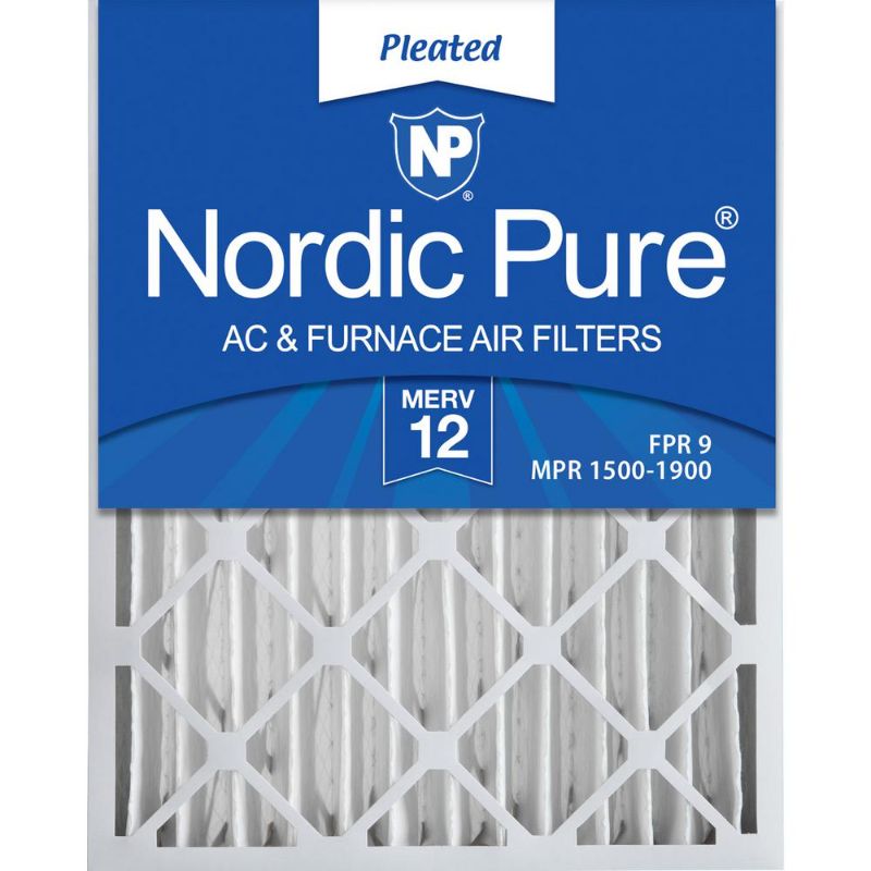 Photo 1 of 20 in. x 25 in. x 4 in. Allergen Pleated MERV 12 Air Filter