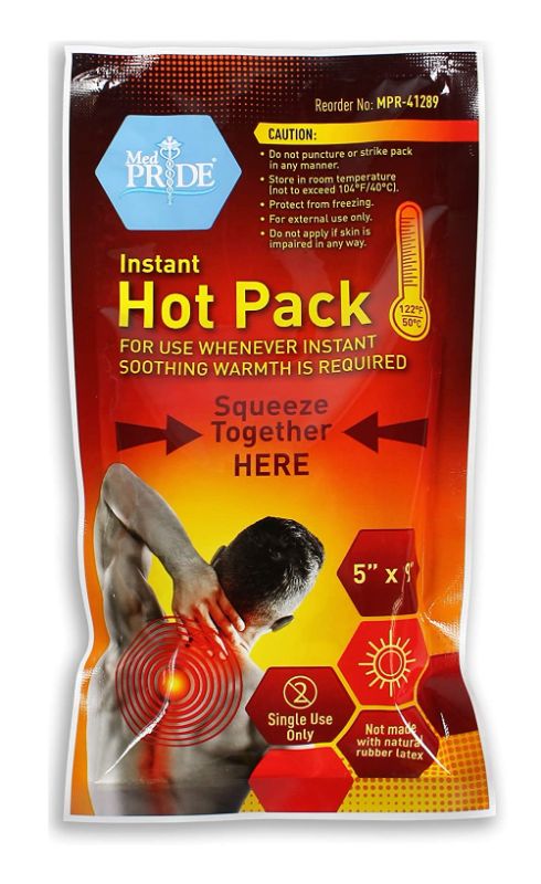 Photo 1 of Med Pride Instant Hot Pack Therapy Soothing Warmth 