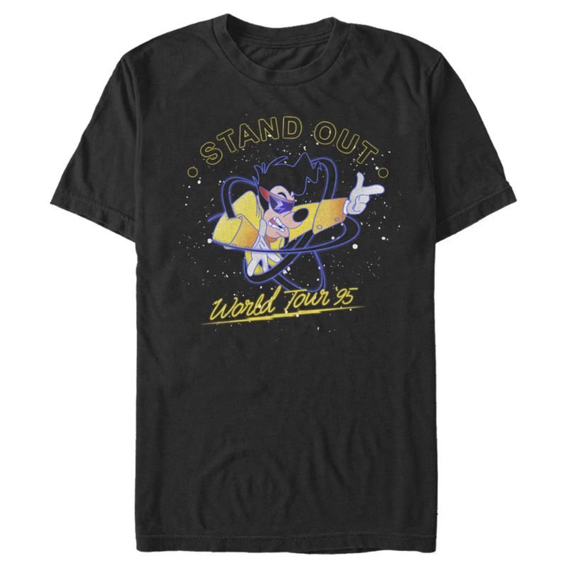 Photo 1 of Men's A Goofy Movie Max Stand Out World Tour '95 Graphic Tee Black Medium 