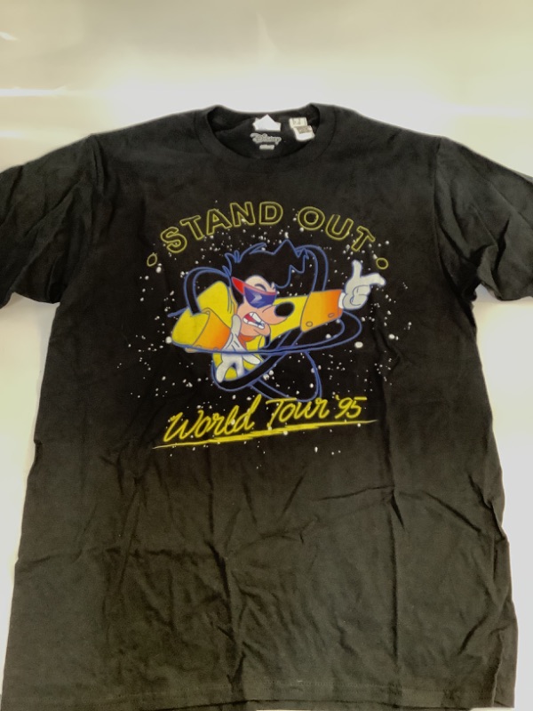 Photo 2 of Men's A Goofy Movie Max Stand Out World Tour '95 Graphic Tee Black Medium 