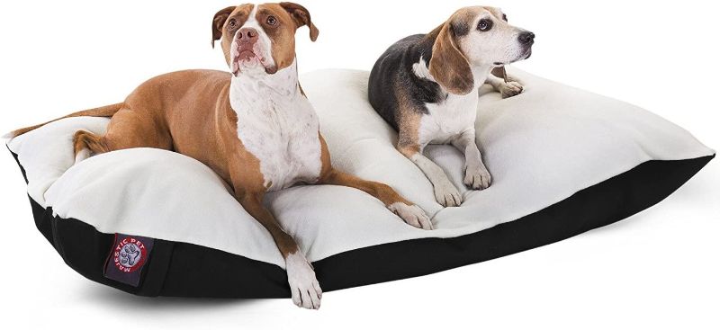 Photo 1 of 42x60 Black Rectangle Pet Dog Bed By Majestic Pet Products Extra Large