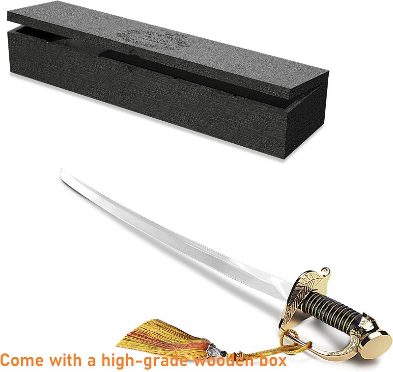 Photo 3 of Resafy Champagne Saber with Golden Handle Champagne Knife Sword Champagne Sabre Opener With Gift Case for Wedding Party