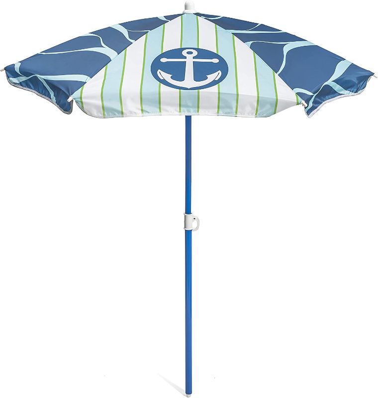 Photo 1 of Step2 42 Inch Nautical Umbrella, Multicolor