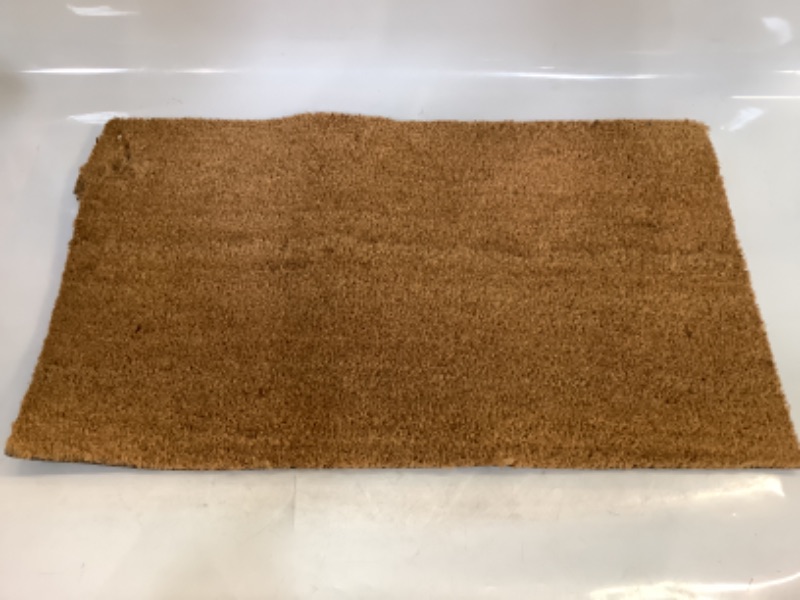 Photo 2 of 1'6"x2'6" Solid Doormat Beige - Room Essentials