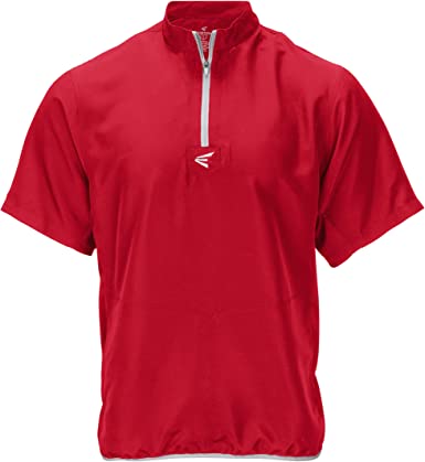 Photo 1 of Easton Alpha Short Sleeve Cage Jacket | Adult & Youth | Red Adult Multi LARGE