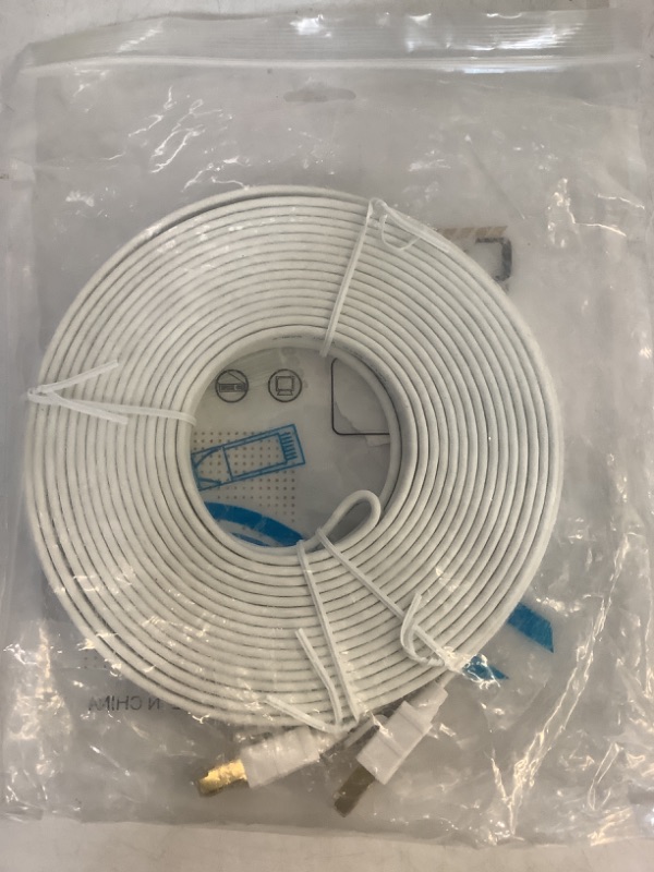 Photo 5 of Cat7 Ethernet Cable 40 ft,cat 7 Patch Cable Flat RJ45 High Speed 10 Gigabit LAN Internet Network Cable for Xbox,PS4,Modem,Router,Switch,PC,TV Box