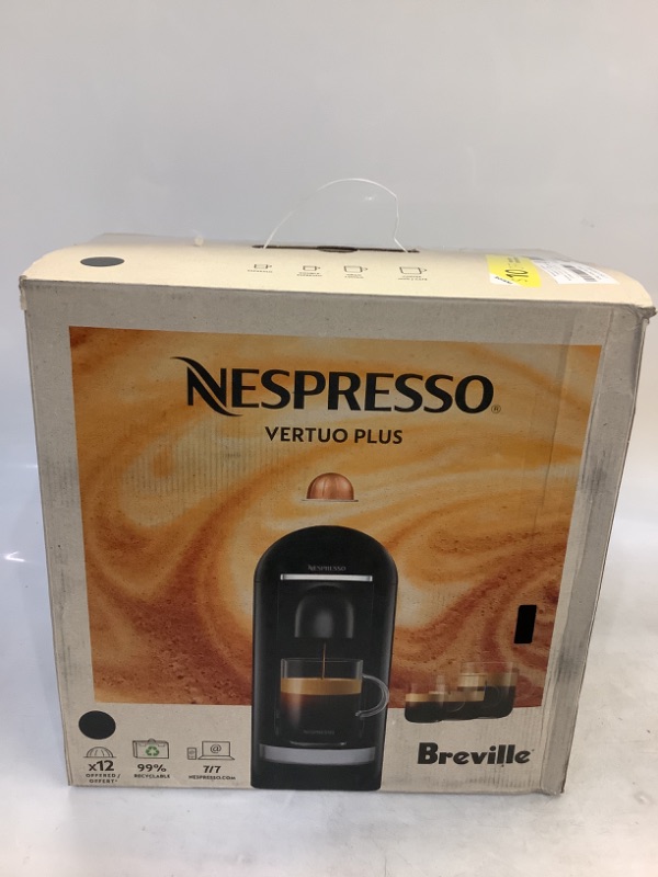 Photo 12 of Nespresso VertuoPlus Deluxe Coffee and Espresso Machine by Breville Black 