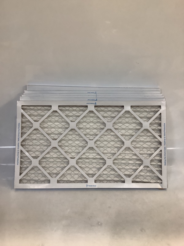 Photo 4 of Aerostar 14x24x1 MERV 13 Pleated Air Filter, AC Furnace Air Filter, 6 Pack (Actual Size: 13 3/4"x 23 3/4" x 3/4")