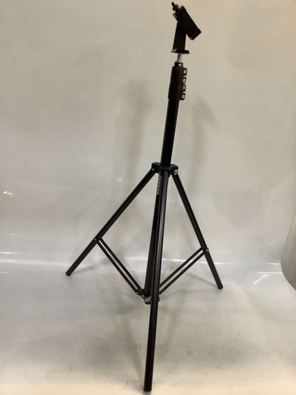 Photo 3 of Dazzne Phone Tripod Stand, Adjustable from 27" to 80", Cell Phone Tripod with Phone Holder and Ball Head, Fits DSLR Camera, Suitable for Video Recording, Vlogging, Filming, Photography