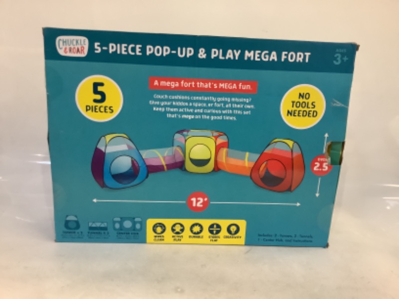 Photo 3 of Chuckle & Roar Pop-Up & Play Mega Fort