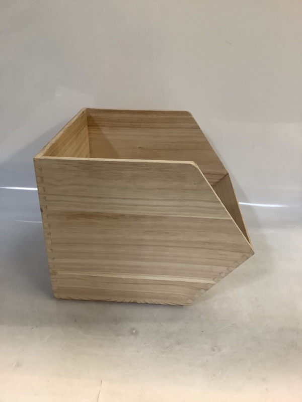 Photo 3 of Paulownia Wood Potato Bin Natural - Brightroom