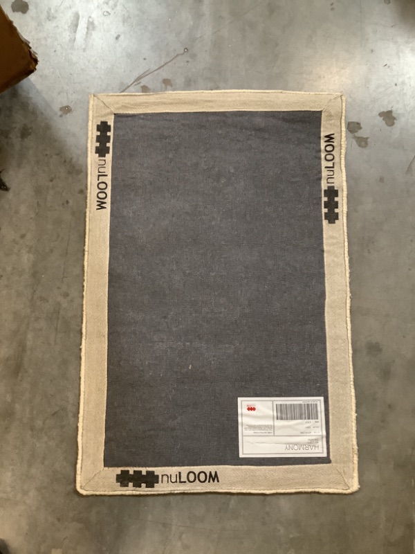 Photo 1 of nuLOOM Harmony Gray 2' x 3' Diamonds Rug 