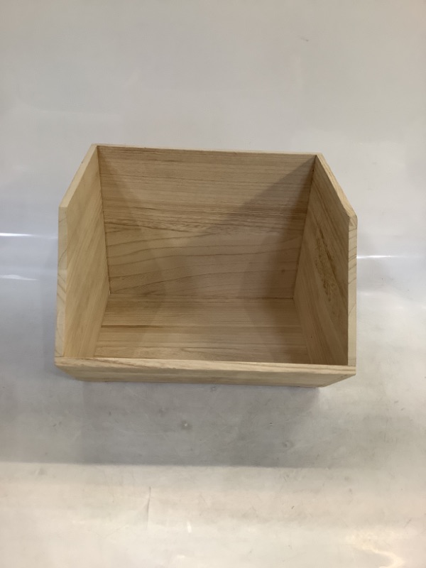 Photo 1 of Paulownia Wood Potato Bin Natural - Brightroom