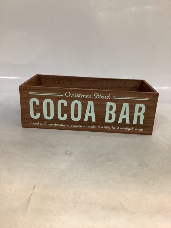 Photo 1 of Christmas Blend Cocoa Bar Wooden Box 