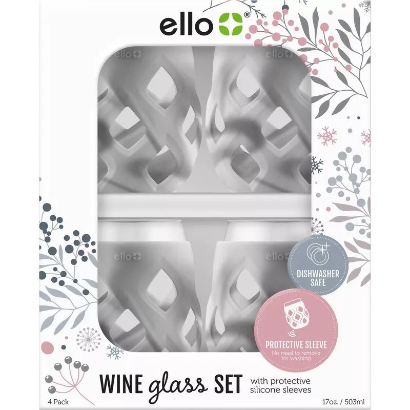 Photo 1 of 4pk Cru Wine Glass Set - Ello