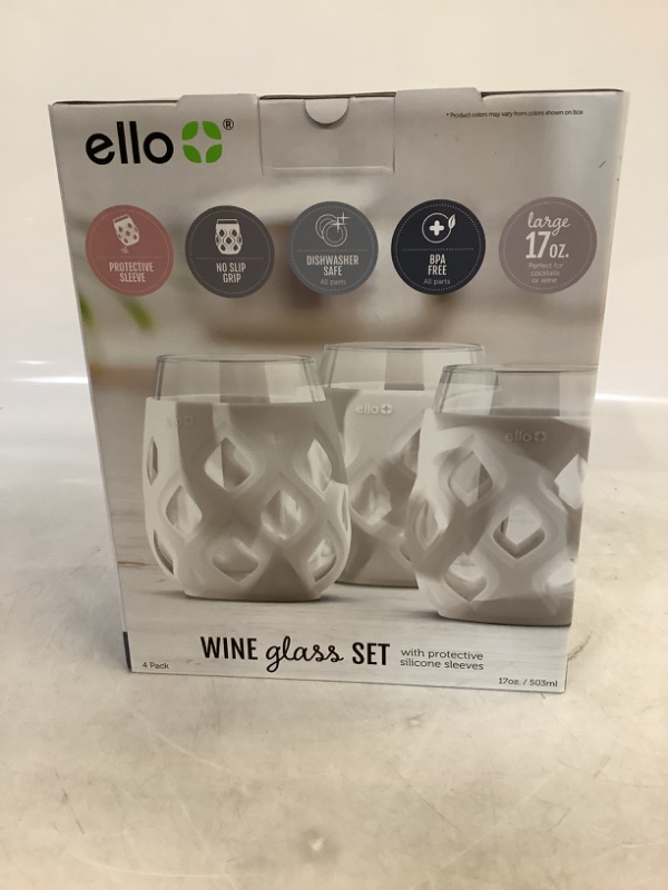 Photo 4 of 4pk Cru Wine Glass Set - Ello