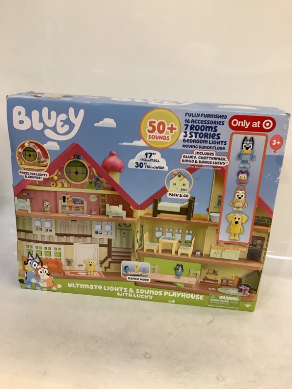 Photo 2 of Bluey Ultimate Lights & Sounds Playhouse with Lucky