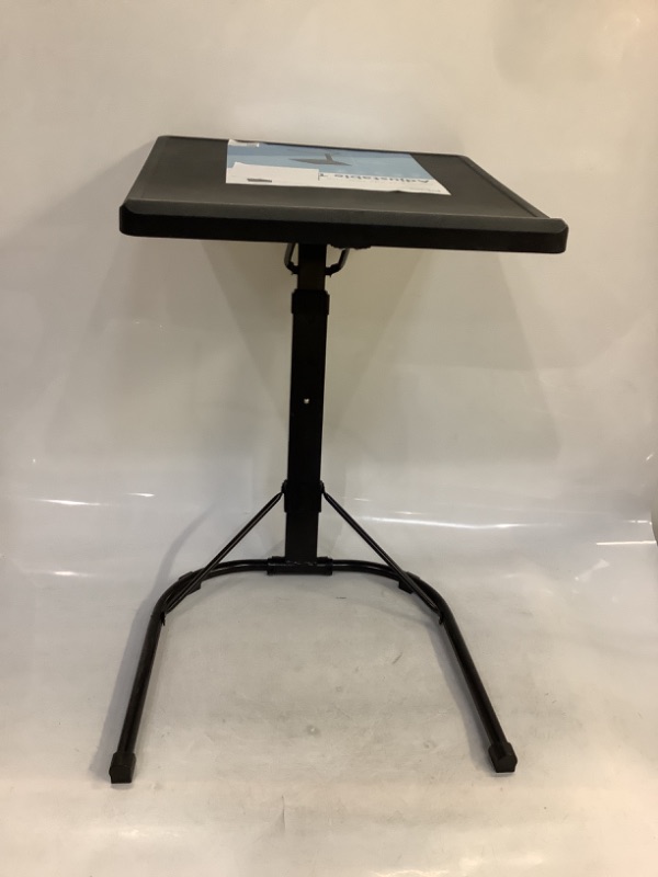 Photo 2 of Plastic Dev Group Multi-Functional Adjustable C Table Black