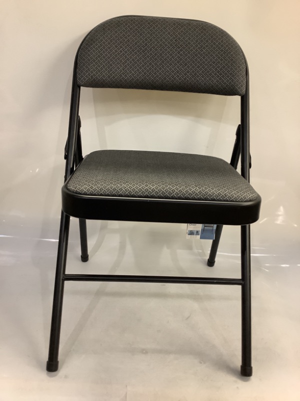 Photo 2 of Folding Chair Rich Charcoal Gray - Plastic Dev Group