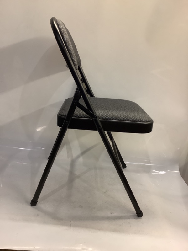 Photo 3 of Folding Chair Rich Charcoal Gray - Plastic Dev Group
