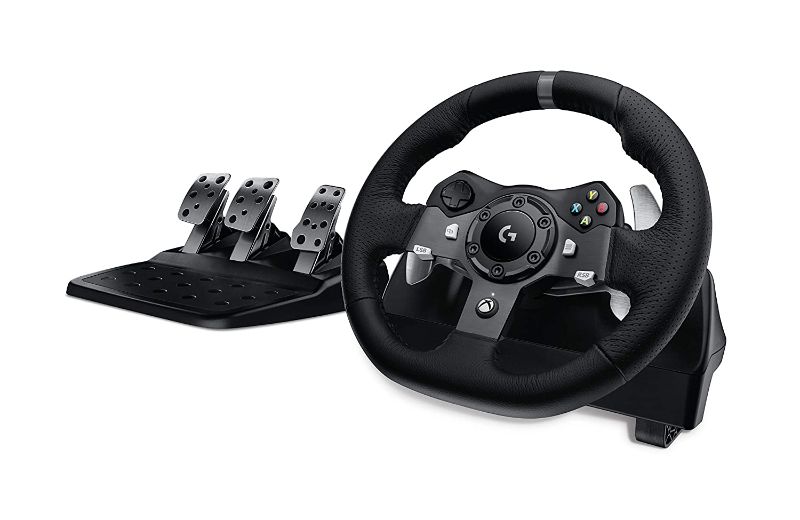 Photo 1 of ** USED** HEAVLIY USED** Logitech Driving Force G920 Steering Wheel and Pedals, 941-000123 (Steering Wheel and Pedals f/PC and Xbox One)