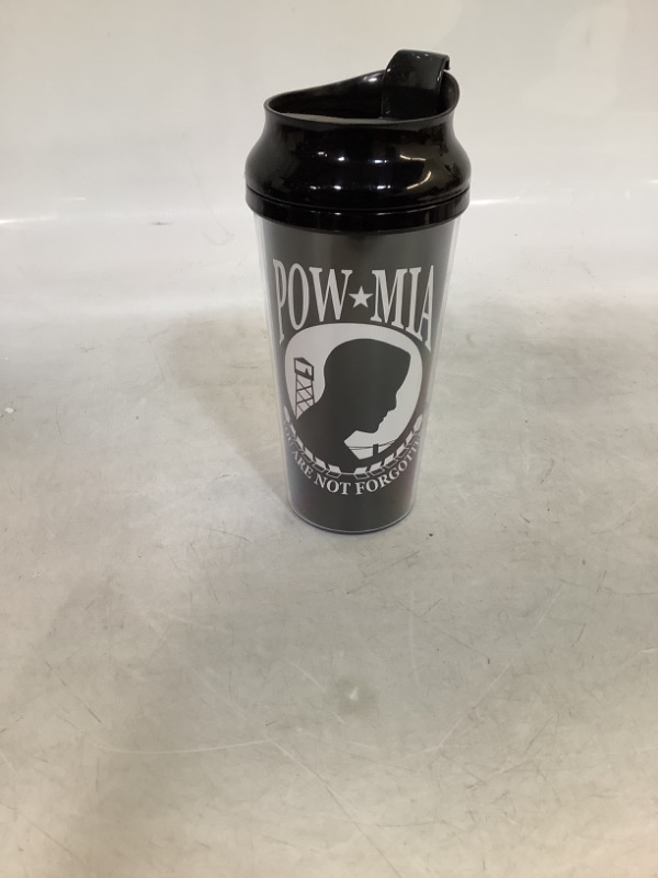 Photo 1 of National League of Families POW/MIA Flag Coffee Traveler Cup