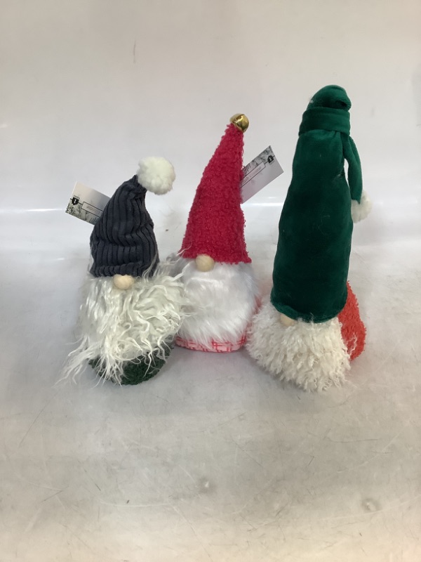 Photo 1 of 3PC LOT Gnome Decor Set 