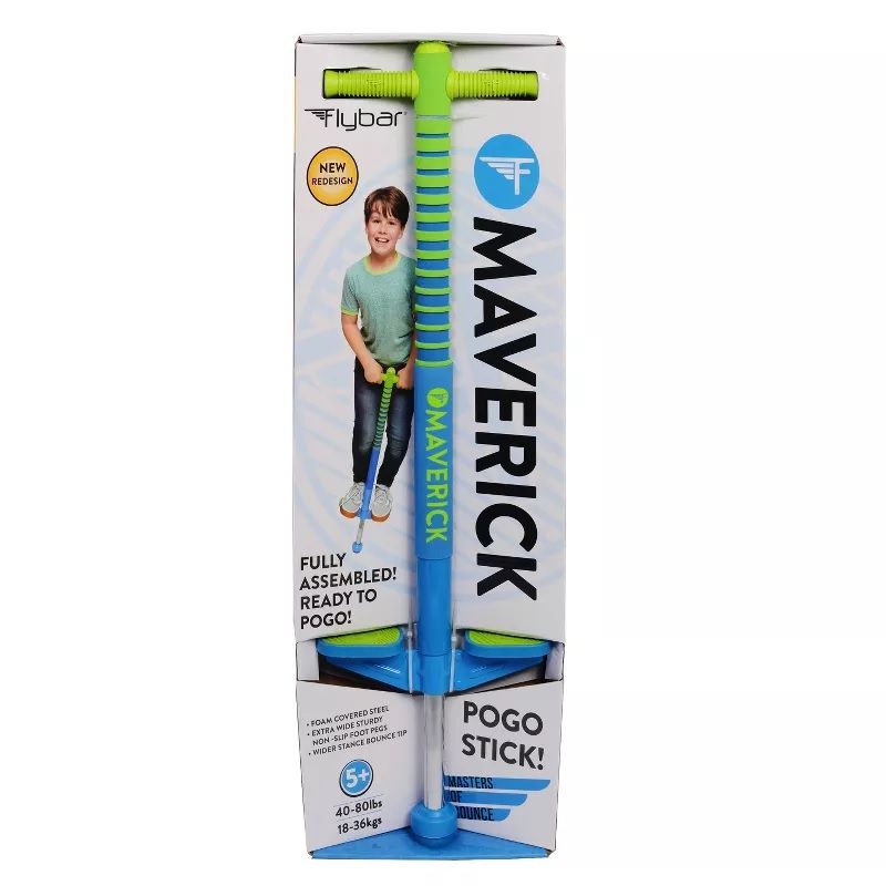 Photo 1 of Flybar Maverick Pogo Stick - Blue/Green