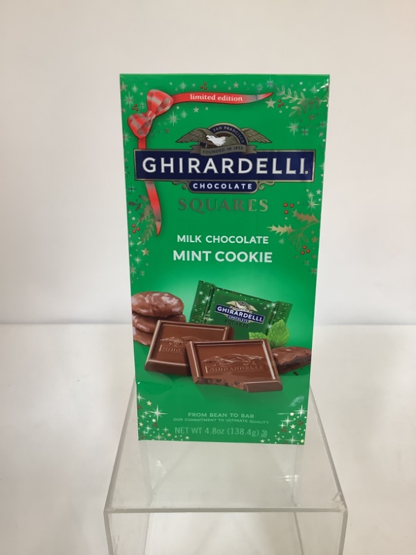 Photo 1 of Ghirardelli Milk Chocolate Mint Cookie Squares Bag - 4.8oz